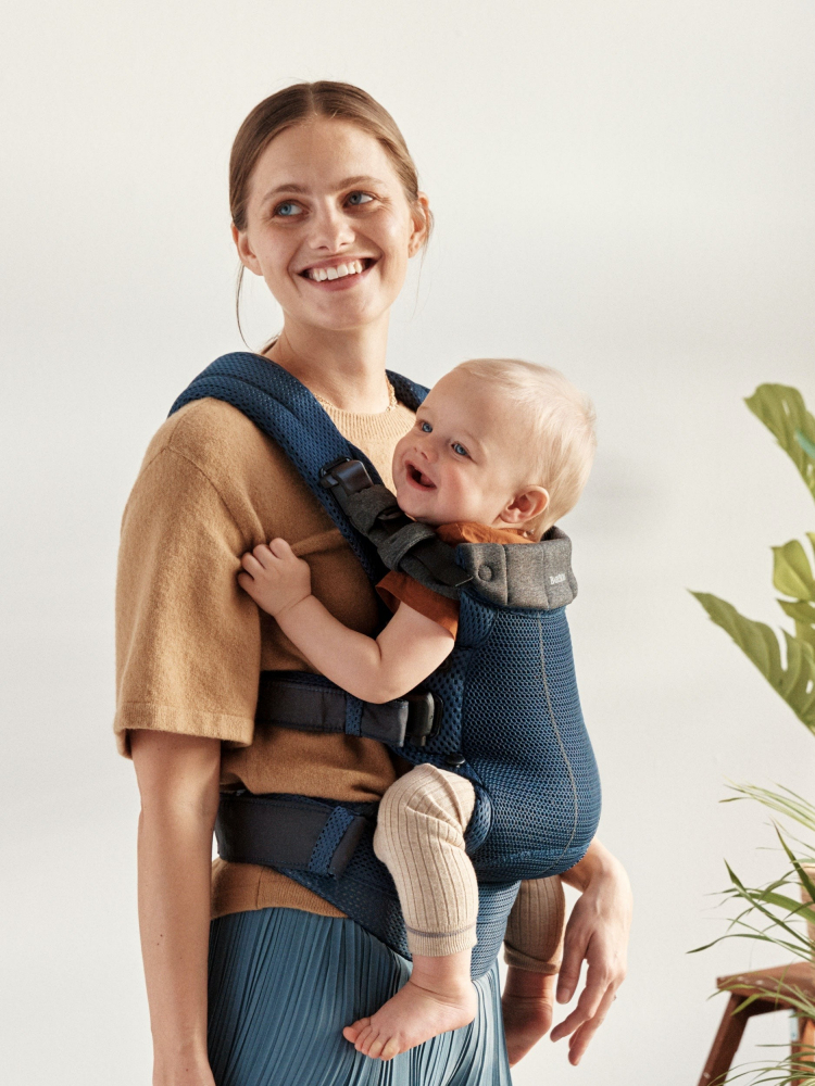 Babybjorn Harmony 3D Mesh Navy Blue - imagine 6