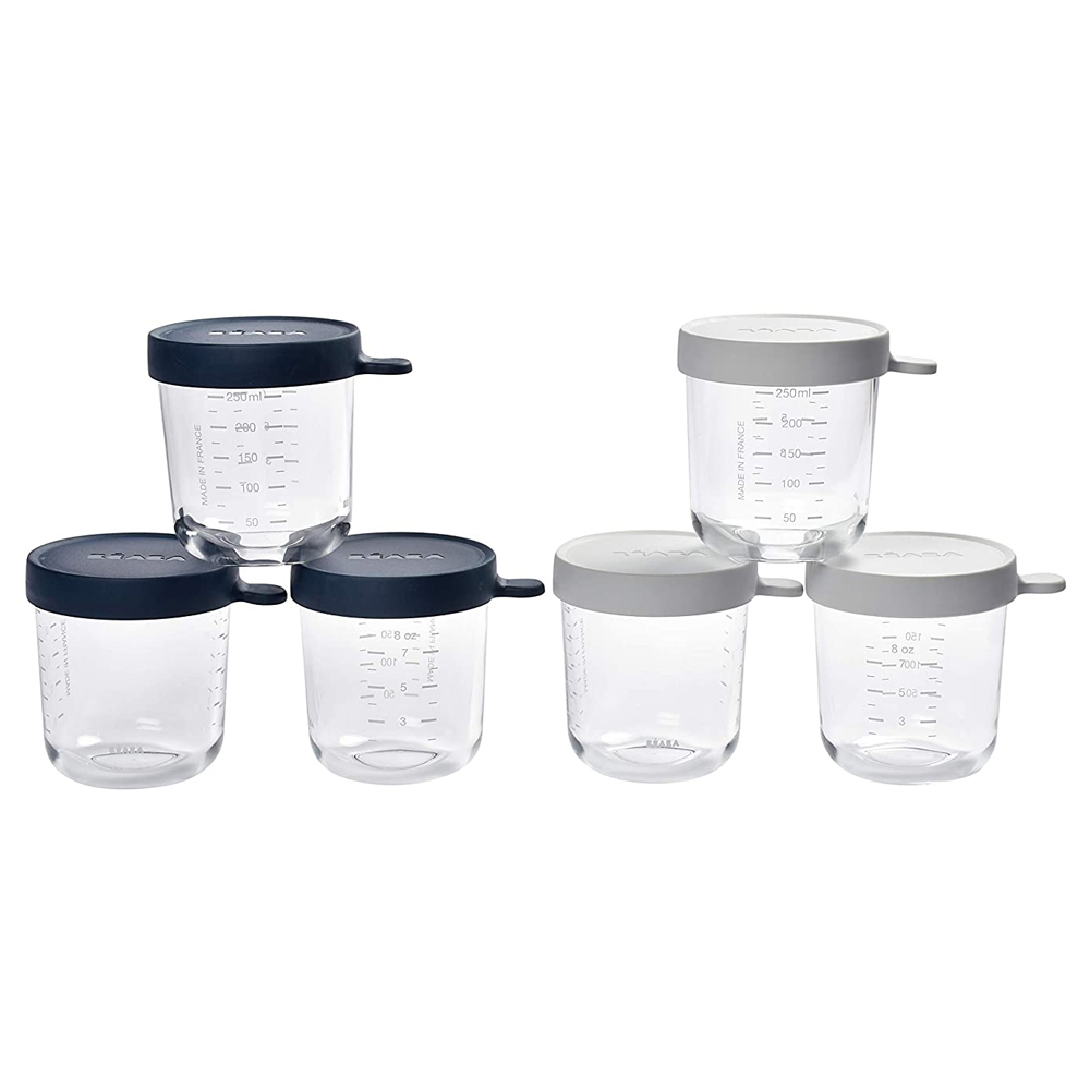 Set 6 recipiente sticla Beaba, 250 ml, inchidere etansa - imagine 3