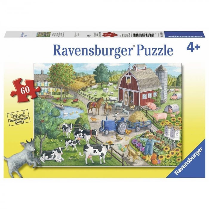 Puzzle Ravensburger Ferma Animale Educativ 50 RON