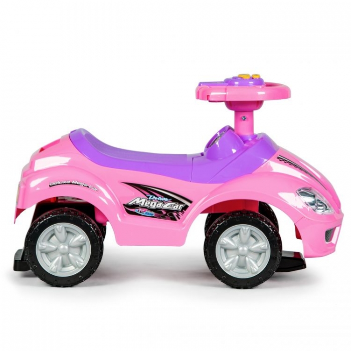 Masinuta 3 in 1 Ecotoys Roz, cu Maner Reglabil - imagine 6