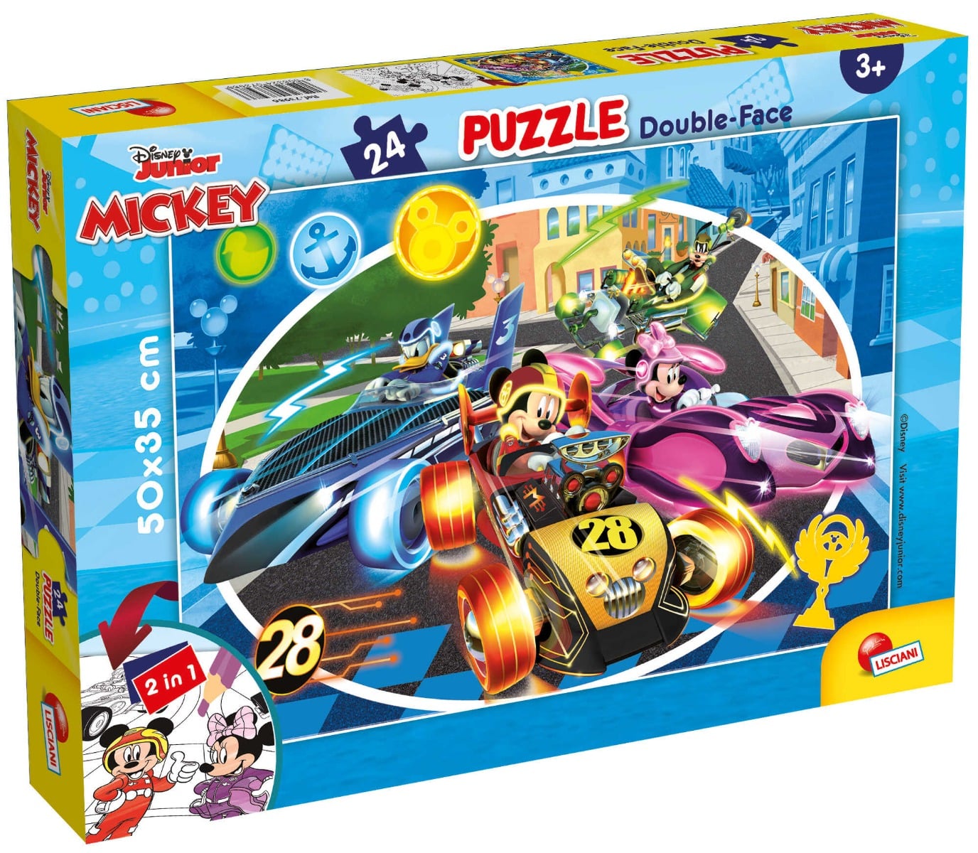 Puzzle Lisciani Mickey Mouse Plus, 24 piese