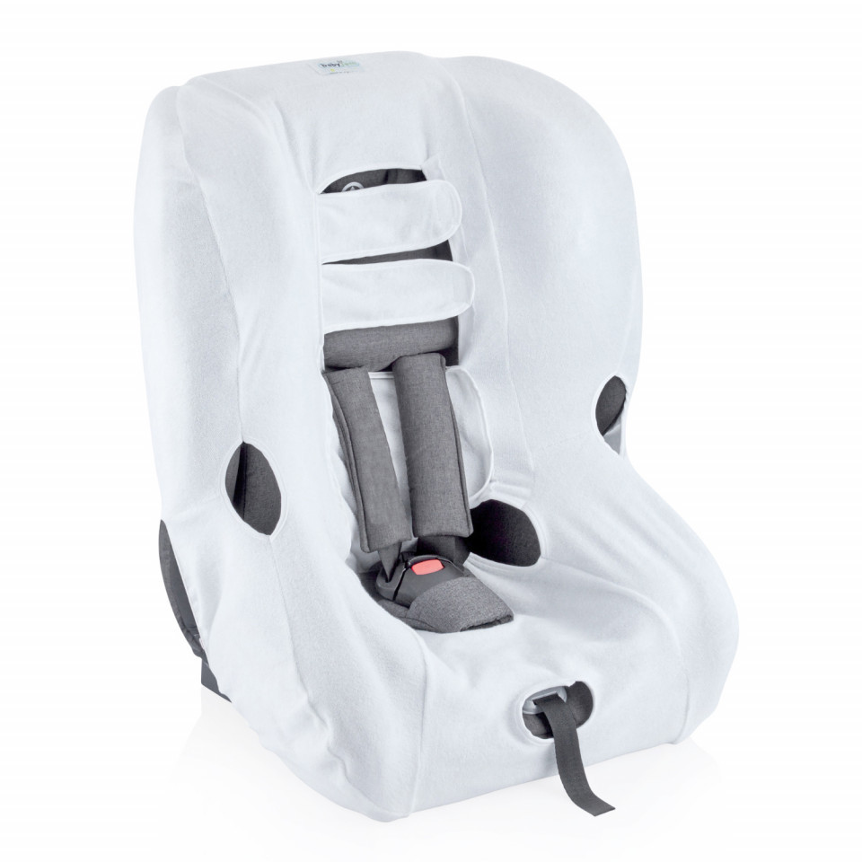 Husa Universala Scaun Auto BabyJem Alb - imagine 2
