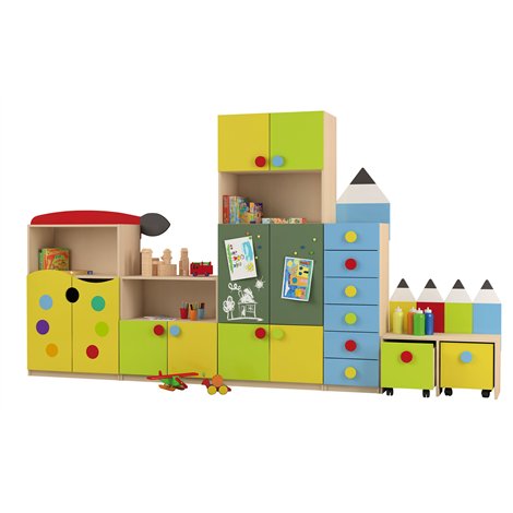 Set Gradinita Creionasele | Depozitare Moje Bambino - imagine 2