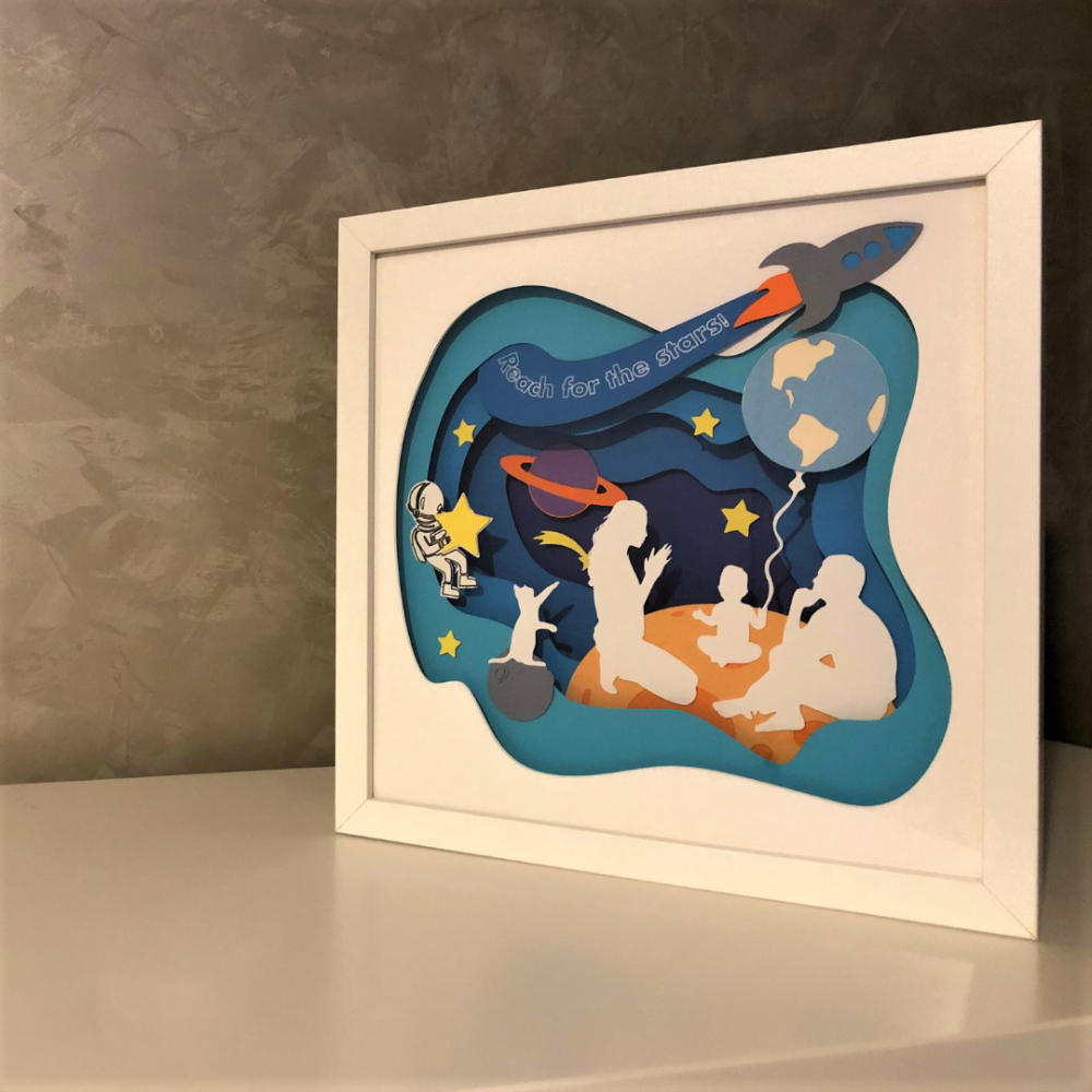 Tablou Luminos Părinți și Copii | Noorhandmadeatelier - imagine 5