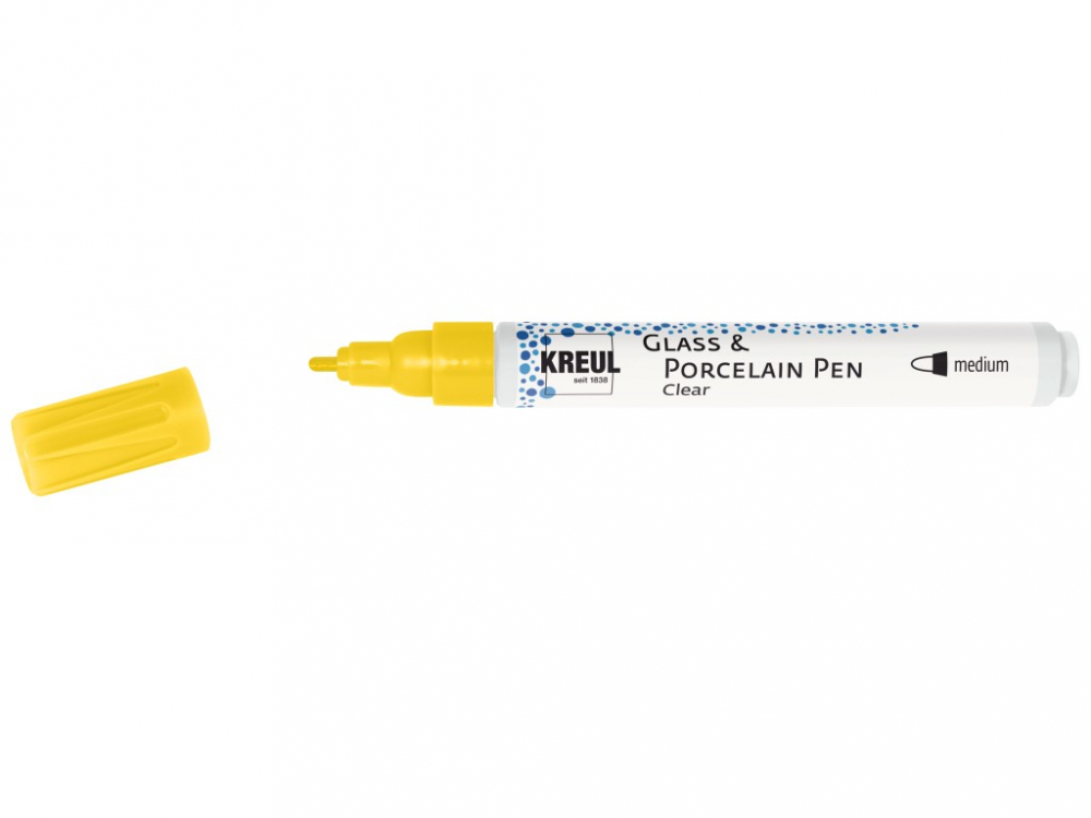 Markere Kreul Clear Sticlă și Portelan 2-4mm