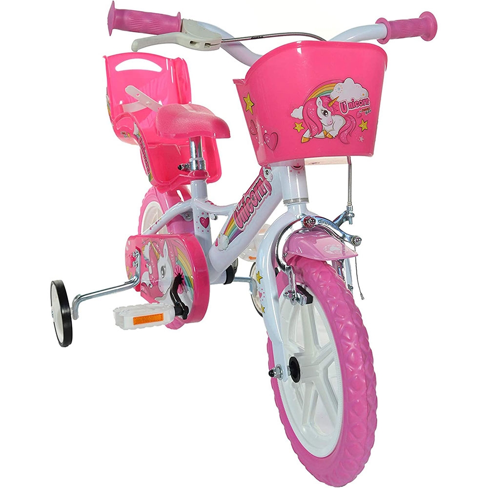 Bicicleta Dino Bikes Unicorn 12" cu Accesorii - imagine 2