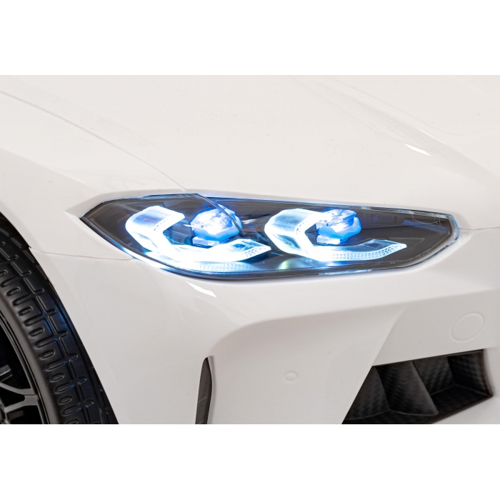 Masinuta Electrica BMW M4 Alb 70W cu Telecomanda - imagine 10