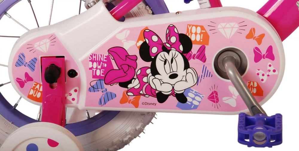 Bicicleta EL Minnie Mouse 12" - Perfectă pentru fetite