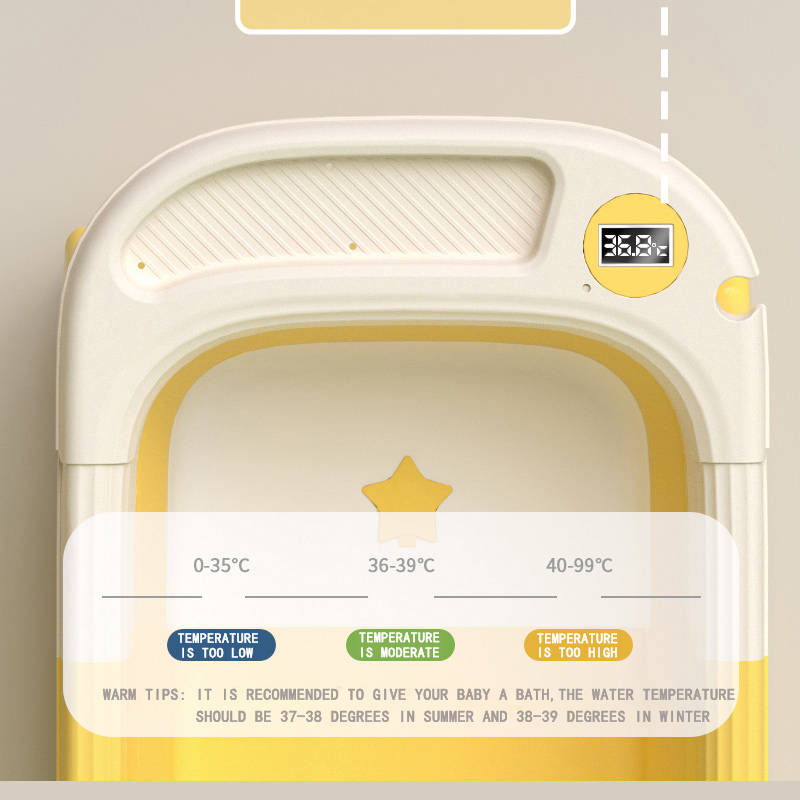 Cadită Little Mom Yellow Ultrapliabilă cu Hamac