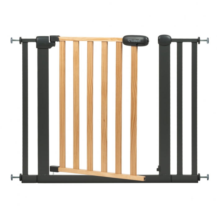 Poartă Siguranță Kidwell Trasti, Negru, 74-105 cm