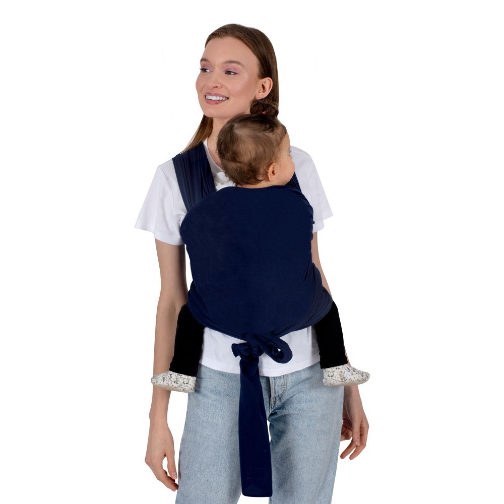 Wrap Dark Blue Sevi Bebe, 0-15 kg - imagine 2