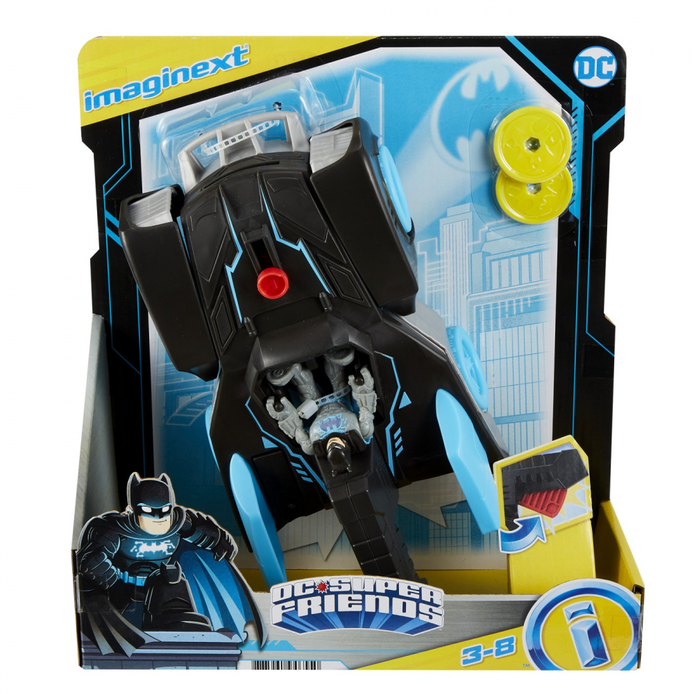 Imaginext Bat-Tech Batmobil + Figurina Batman