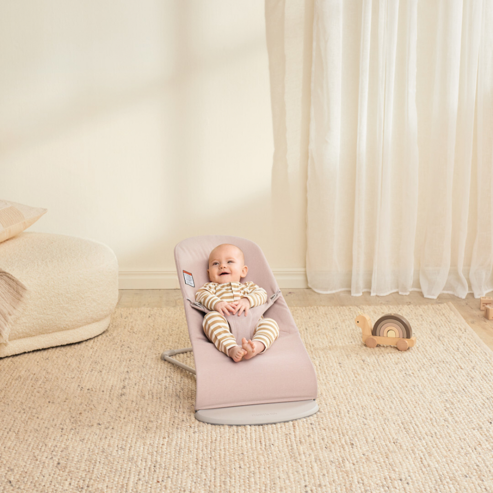 BabyBjorn Bliss Balansoar Light Pink - Confort Premium - imagine 2
