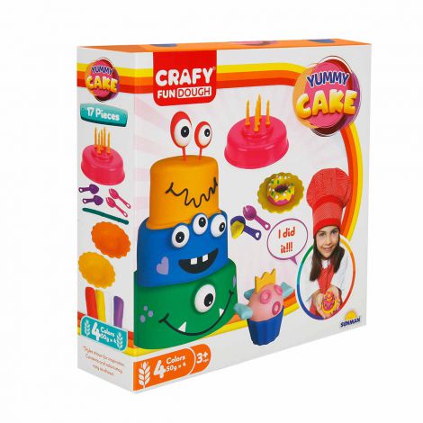 Set Plastilina Prajituri Crafy + 13 Unelte - imagine 3