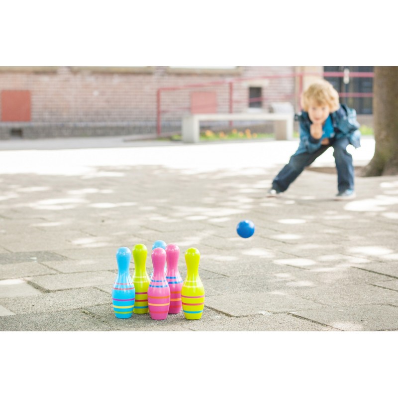 Set Bowling Lemn Skittles Jr. BS Toys - imagine 2