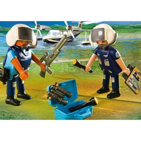 Playmobil Hidroavion de Politie - Misiuni Salvari - imagine 6