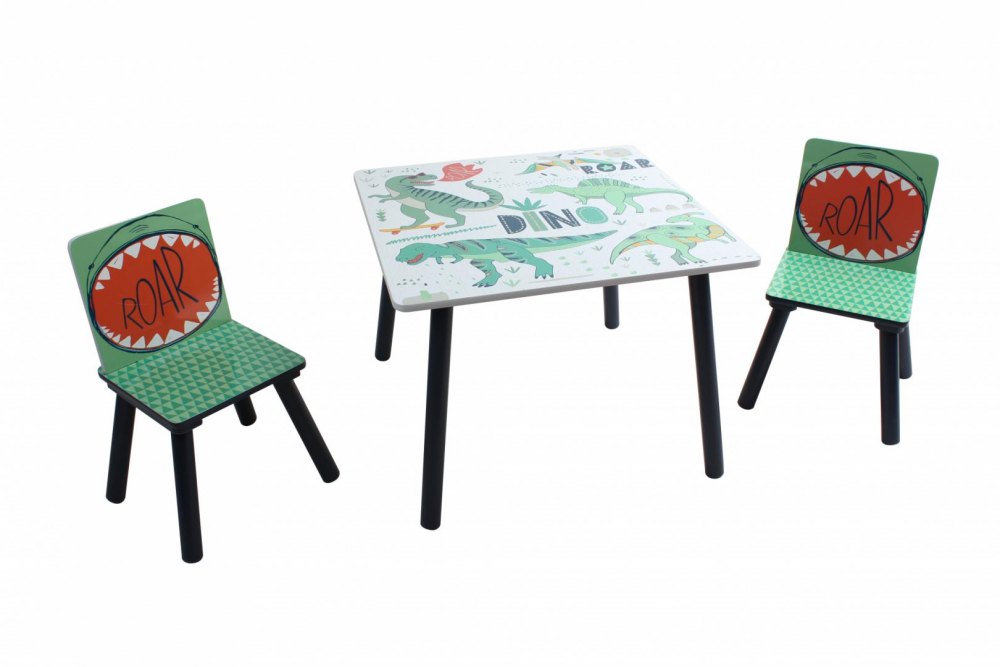 Set Birou și 2 Scaune Dinozauri U-Grow