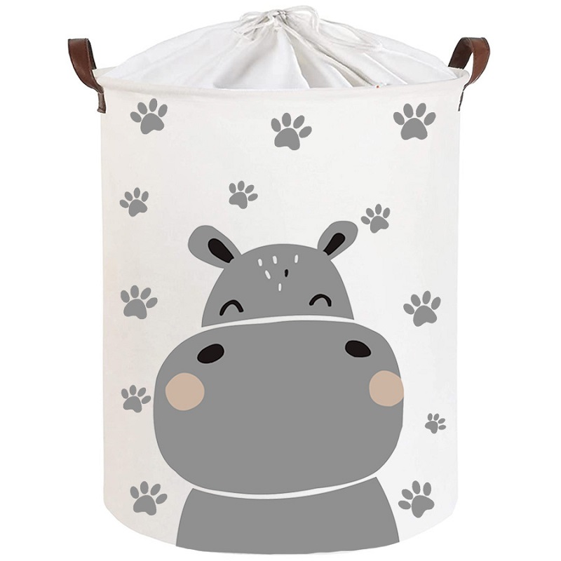 Cos Pliabil Sipo Hippo 43L Bumbac - imagine 2