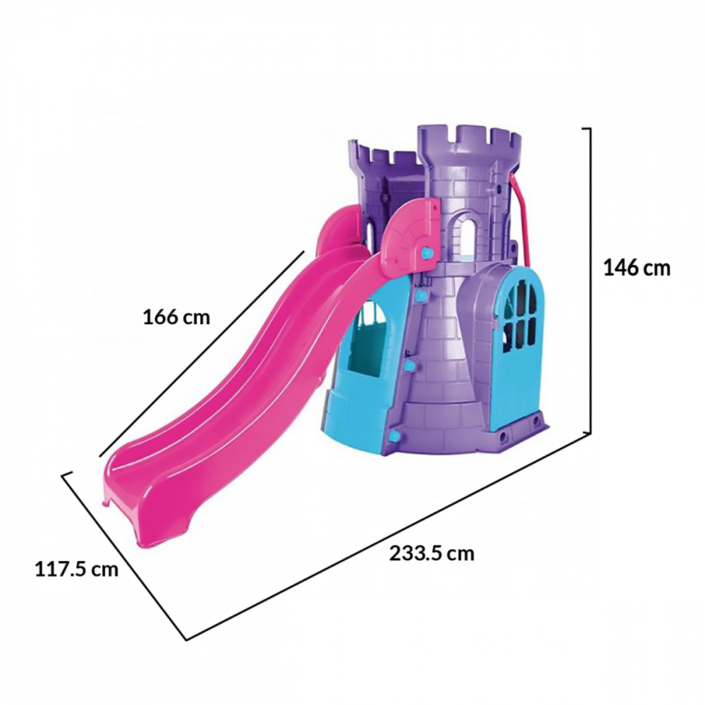 Pilsan Castle Slide Tobogan Exterior Mov