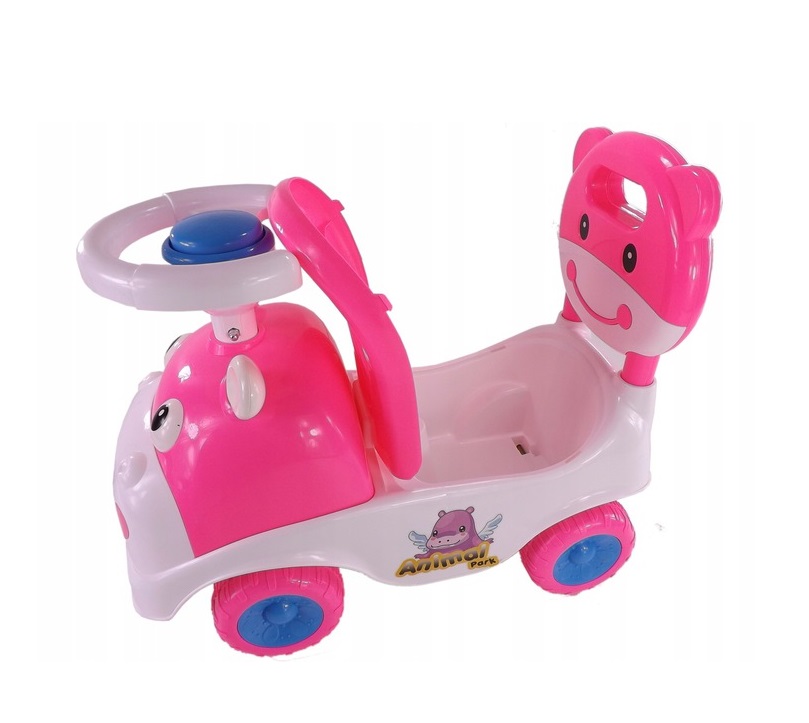 Ride-On MalPlay Hipcio Walker Pink, cu spatar - imagine 12