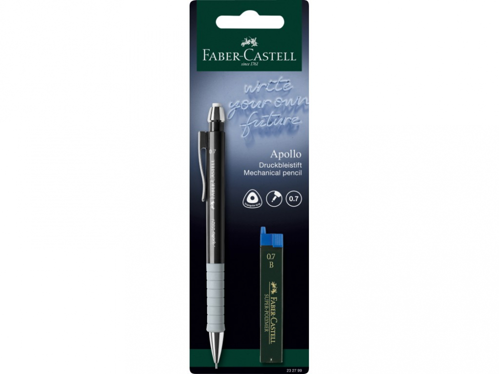 Creion mecanic Faber-Castell Apollo Rose 0.7 mm