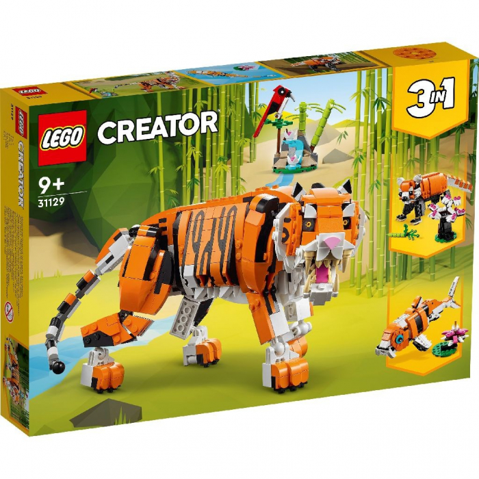 LEGO Creator 31129 Tigru Maiestuos Set 3-in-1