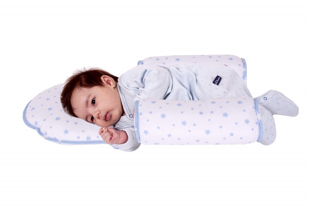 Pozitionator Blue Sevibebe Anti-Plagiocefalie - imagine 2
