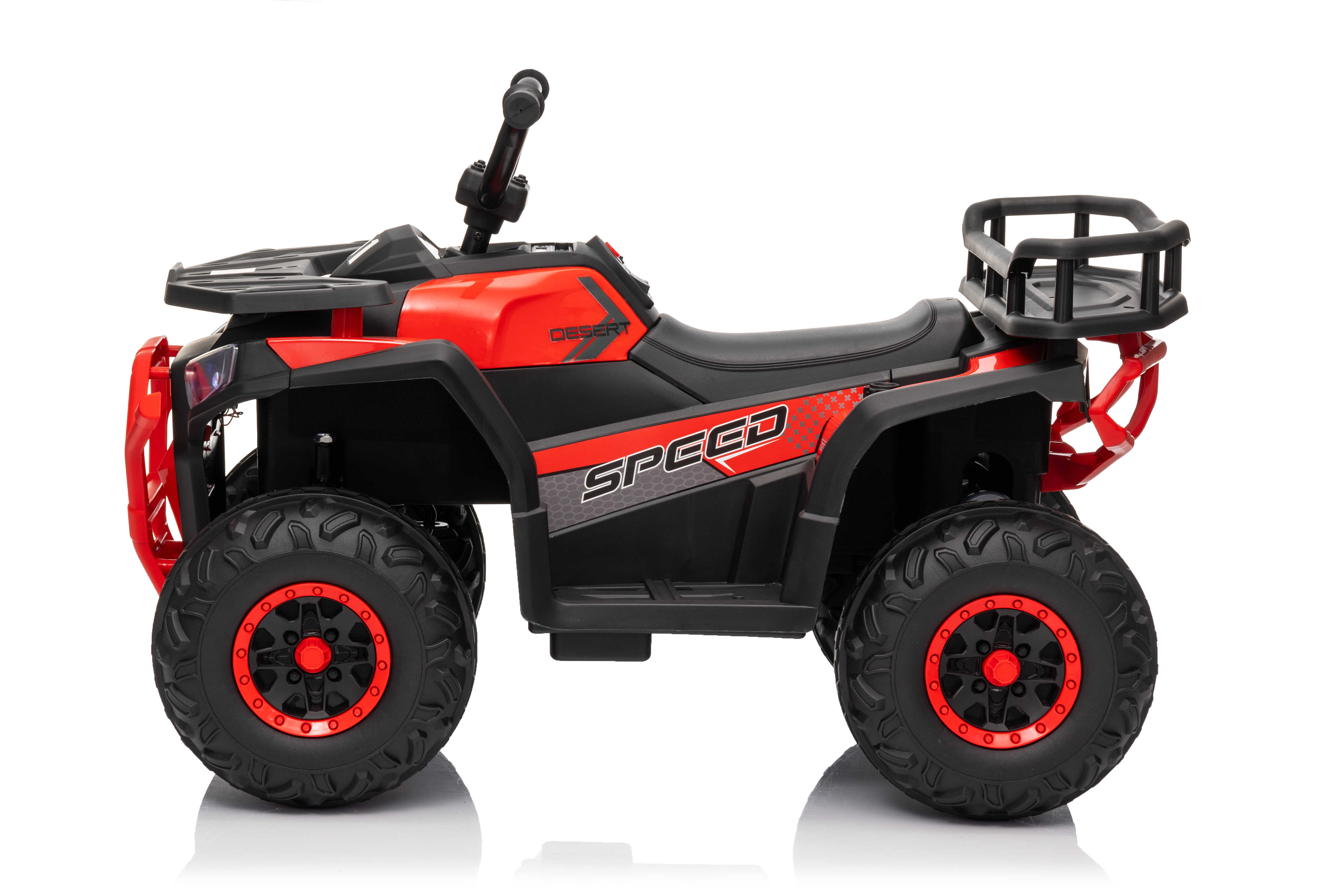 ATV electric pentru copii Mini Desert 12V 4x4 Rosu, telecomanda parentala, Bluetooth - Autokids.ro - imagine 2