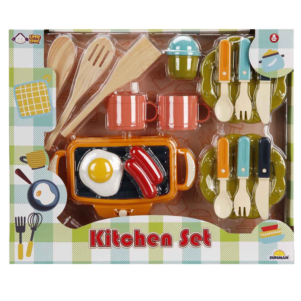 Set Accesorii Bucatarie Little Chef Jucarii