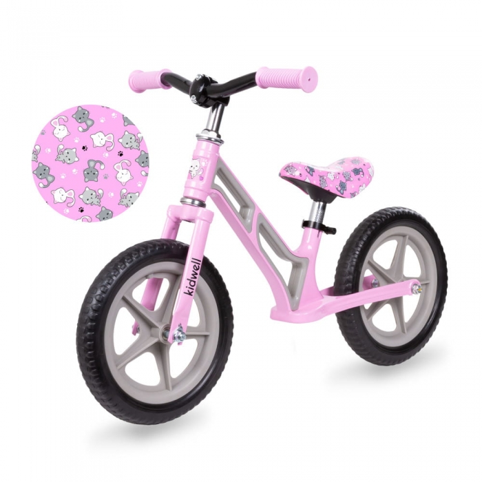 Bicicleta Kidwell Comet Pink Gray 12" - imagine 6