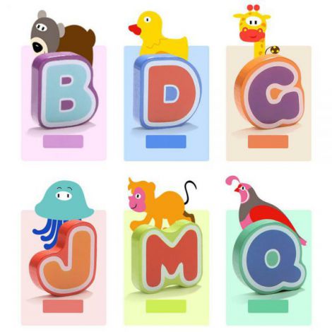 Puzzle Topbright Litere Animalute Educativ - imagine 6
