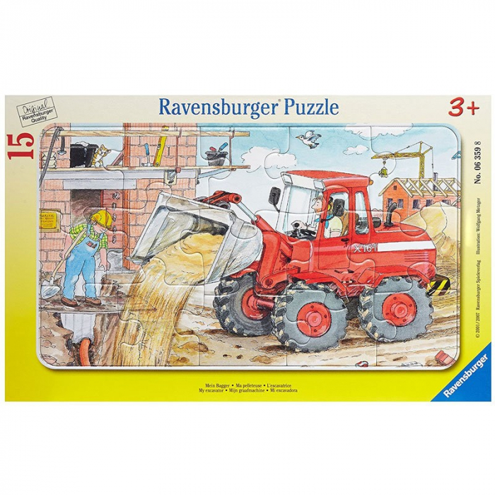 Puzzle Ravensburger Excavator | Joc Educativ Copii