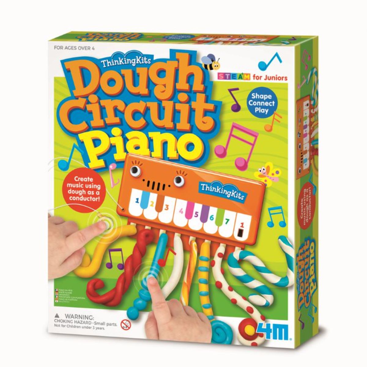 Kit Creativ Stem 4M Pianul Distractiv cu Plastilină
