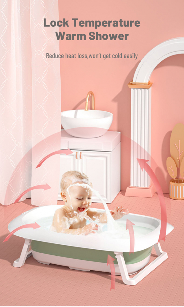 Cadita Pliabila Little Mom | Baie Practica si Sigura - imagine 2