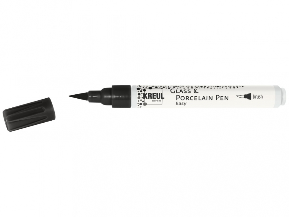 Marker Kreul Easy Brush Pensulă Sticlă și Portelan