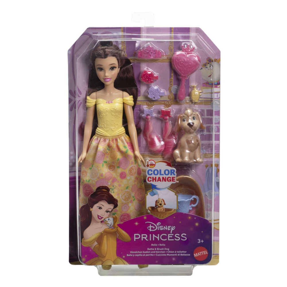 Mattel Disney Princess Bella cu Accesorii Magice