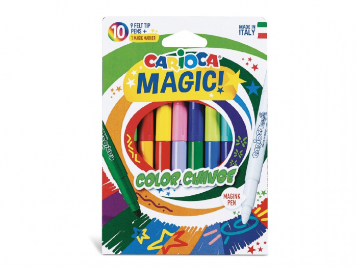 Set Carioca Color Change 10 Bucți - Schimbă Culorile
