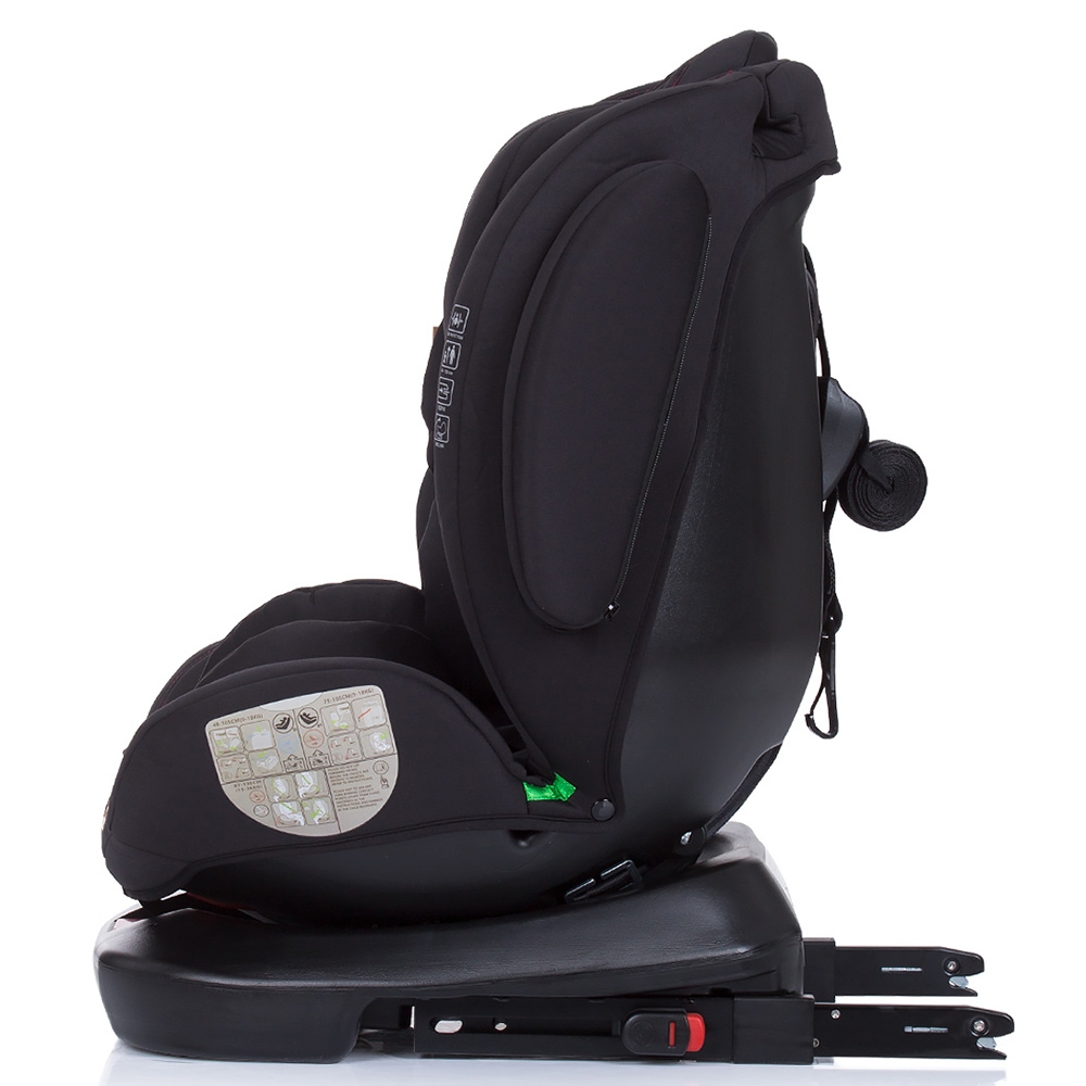 Scaun Auto Chipolino 4Kid 0-36 kg, Isofix, I-Size Raven - imagine 3