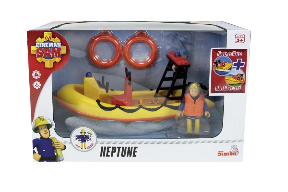 Barca Neptun Pompierul Sam Simba - Joc Salvare