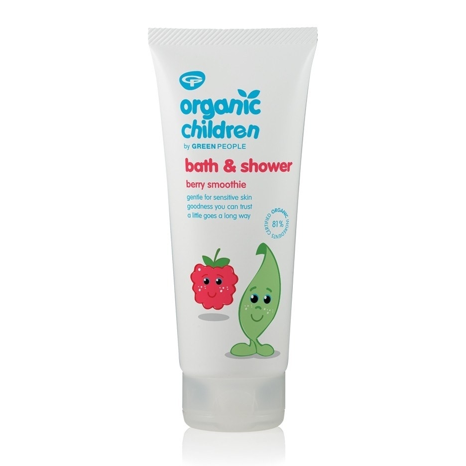 Gel de dus natural Green People cu fructe
