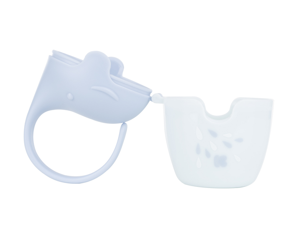 Cutie Suzete KikkaBoo Elephant Blue, Agățare Universală - imagine 3
