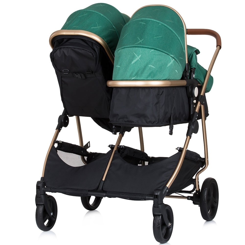 Carucior Gemeni Chipolino Duo Smart 2in1, Avocado - imagine 3