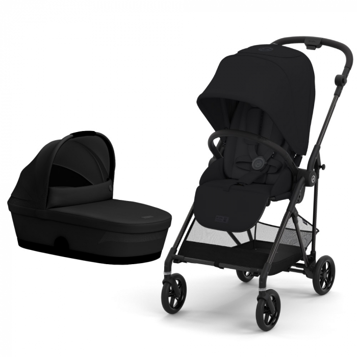 Carucior Cybex Melio Carbon B 2 in 1 Magic Black Ultrausor