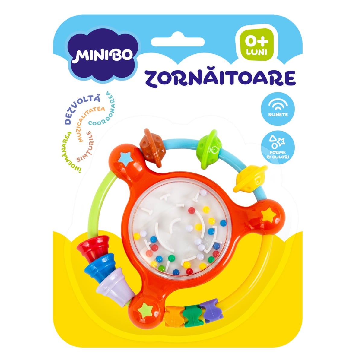 Zornaitoare cu Inel Minibo | Jucarie Bebelusi