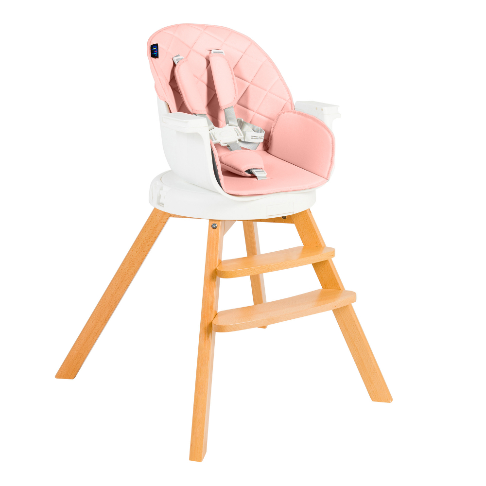 Scaun 3 in 1 Juju EatTwist Pink - Transformabil - imagine 6