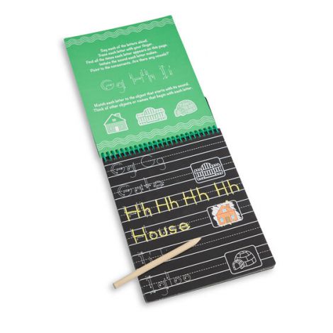 Carnet de Razuit Litere si Numere Melissa & Doug - imagine 3