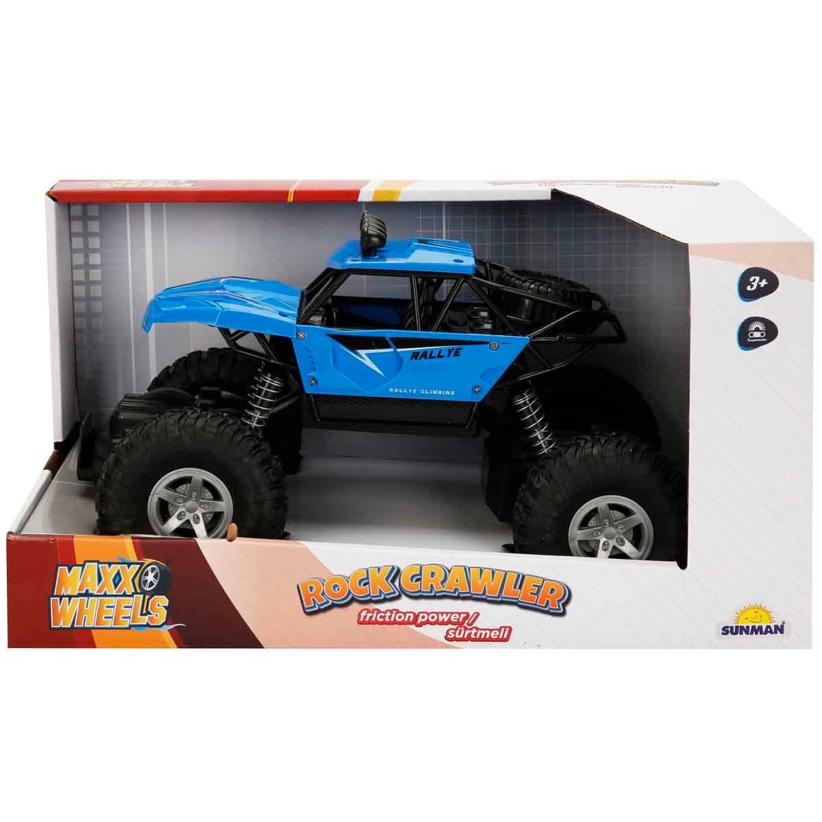 Masinuta Off Road Maxx Wheels Rock Crawler Albastru