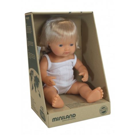Păpușă Miniland cu Aparat Auditiv, 38 cm - imagine 4