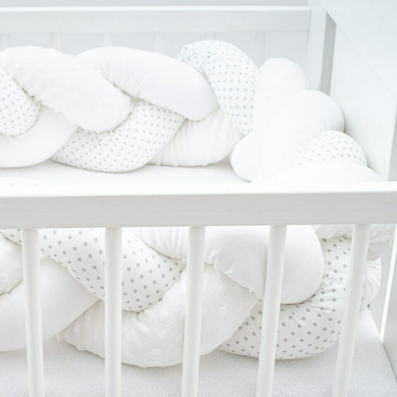 Bumper Patut New Baby MinkyDot 225 cm - imagine 2