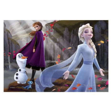 Puzzle Frozen II 2 in 1 Dinotoys, 77 piese - imagine 3